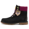 Bottes Heritage 6-Inch imperméables « Nubuck noir et rose »