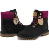 Bottes Heritage 6-Inch imperméables « Nubuck noir et rose »
