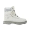 Bottes Heritage 6-Inch « Nubuck blanc et argent »