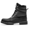 Bottes Heritage 6-Inch Premium Puffer imperméables « Noir avec fourrure noire »