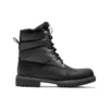 Bottes Heritage 6-Inch Premium Puffer imperméables « Noir avec fourrure noire »