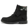 Bottes Heritage Cupsole « Nubuck noir à motifs floraux »