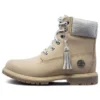 Bottes Heritage en cuir imperméables de 15 cm « Nubuck rose clair »