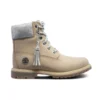 Bottes Heritage en cuir imperméables de 15 cm « Nubuck rose clair »