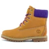 Bottes Heritage à semelle cupsole de 15 cm, coupe large « Nubuck blé et violet »