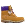 Bottes Heritage à semelle cupsole de 15 cm, coupe large « Nubuck blé et violet »