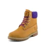 Bottes Heritage à semelle cupsole de 15 cm, coupe large « Nubuck blé et violet »