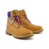 Bottes Heritage à semelle cupsole de 15 cm, coupe large « Nubuck blé et violet »