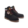Bottes Heritage à semelle cupsole de 15 cm « Nubuck noir et rouge »