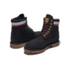 Bottes Heritage à semelle cupsole de 15 cm « Nubuck noir et rouge »