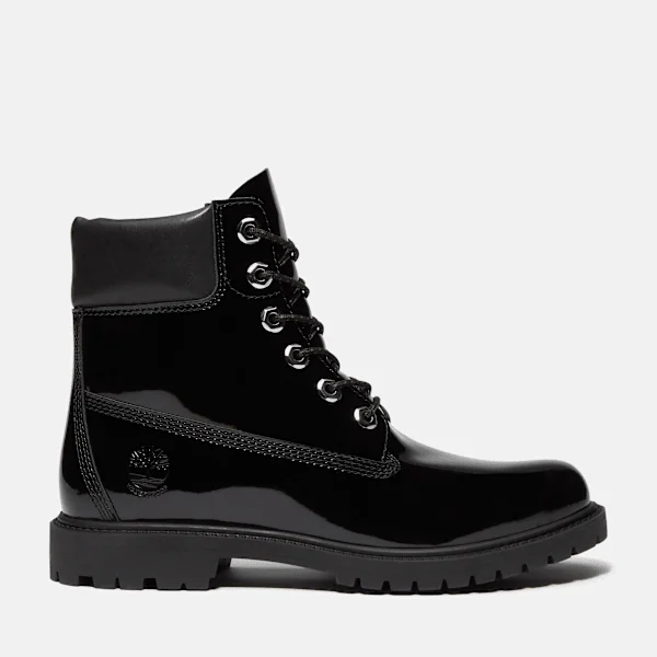 Bottes imperméables 15 cm en cuir verni Premium 6-Inch Boot pour femme Bottes imperméables 15 cm en cuir verni Premium 6-Inch Boot pour femme