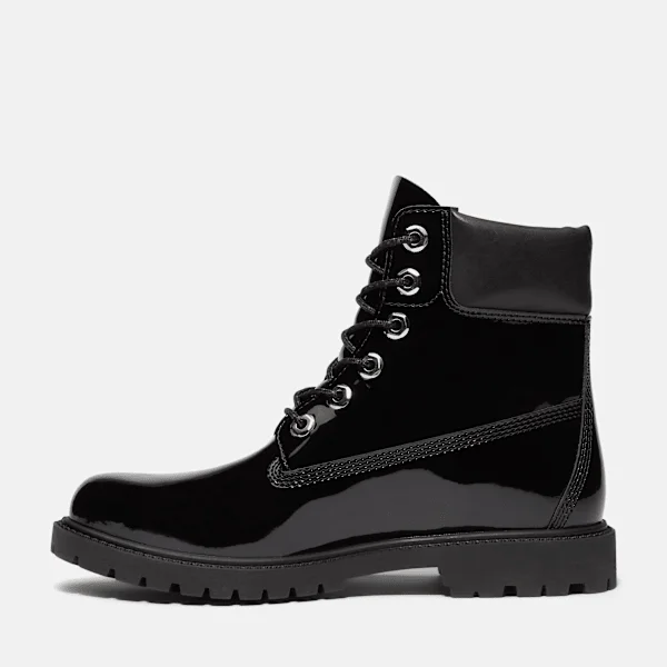 Bottes imperméables 15 cm en cuir verni Premium 6-Inch Boot pour femme Bottes imperméables 15 cm en cuir verni Premium 6-Inch Boot pour femme