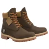 Bottes imperméables 6-Inch Premium de 15 cm « Nubuck marron foncé olive »