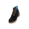 Bottes imperméables 6-Inch Premium de 15 cm « Nubuck noir et bleu »