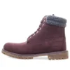 Bottes imperméables 6-Inch Premium à double col de 15 cm « Nubuck bordeaux »
