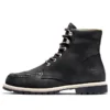 Bottes imperméables à bout mocassin Redwood Falls « Noir Full-Grain »