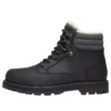 Bottes imperméables à doublure chaude Britton Road « Noir pleine fleur »
