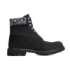 Bottes imperméables haut de gamme 6 pouces « Noir et imprimé logo »