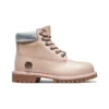 Bottes imperméables haut de gamme de 15 cm « Pink Full Grain »
