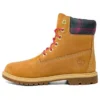 Bottes imperméables Heritage 6-Inch « Blé Nubuck with Pink Teal Plaid »