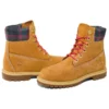 Bottes imperméables Heritage 6-Inch « Blé Nubuck with Pink Teal Plaid »