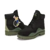 Bottes imperméables Heritage 6-Inch Boot « Nubuck noir et vert »
