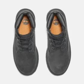 Bottes imperméables Junior Premium 6 pouces – Nubuck noir