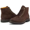 Bottes imperméables à largeur large Redwood Falls « Cuir pleine fleur marron foncé »