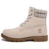 Bottes imperméables Lindon Woods 6-Inch Boot « Nubuck beige et col imprimé »