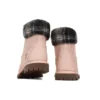 Bottes imperméables Lindon Woods 6-Inch Boot « Nubuck rose et col imprimé noir »