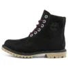 Bottes imperméables Paninara sans col, largeur 6 pouces « Noir Nubuck »