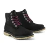 Bottes imperméables Paninara sans col, largeur 6 pouces « Noir Nubuck »
