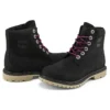Bottes imperméables Paninara sans col, largeur 6 pouces « Noir Nubuck »