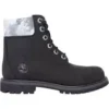 Bottes imperméables Premium 6 pouces « Nubuck noir avec col camouflage gris »