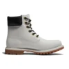 Bottes imperméables Premium de 15 cm « Nubuck gris clair »