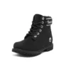 Bottes imperméables Premium Waterproof de 15 cm « Noir Nubuck Logo »