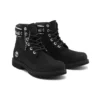 Bottes imperméables Premium Waterproof de 15 cm « Noir Nubuck Logo »