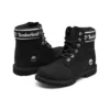 Bottes imperméables Premium Waterproof de 15 cm « Noir Nubuck Logo »