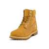 Bottes imperméables Premium Waterproof de 15 cm « Nubuck blé avec logo doré »