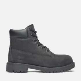 Bottes imperméables Junior Premium 6 pouces – Nubuck noir