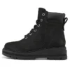 Bottes mi-hautes Cheyenne Valley à largeur large « Noir Nubuck »