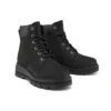 Bottes mi-hautes Cheyenne Valley à largeur large « Noir Nubuck »