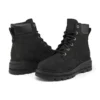 Bottes mi-hautes Cheyenne Valley à largeur large « Noir Nubuck »
