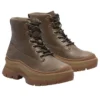 Bottes mi-hautes à lacets Roxie Lane « Marron Full Grain »