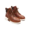 Bottes MTCR à bout mocassin et coupe large « Marron »