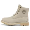 Bottes Paninara sans col, largeur 6 pouces, imperméables « Nubuck gris clair »
