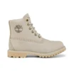 Bottes Paninara sans col, largeur 6 pouces, imperméables « Nubuck gris clair »