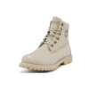 Bottes Paninara sans col, largeur 6 pouces, imperméables « Nubuck gris clair »