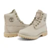 Bottes Paninara sans col, largeur 6 pouces, imperméables « Nubuck gris clair »