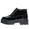 Bottes à plateforme imperméables Stone Street « Cuir verni noir »
